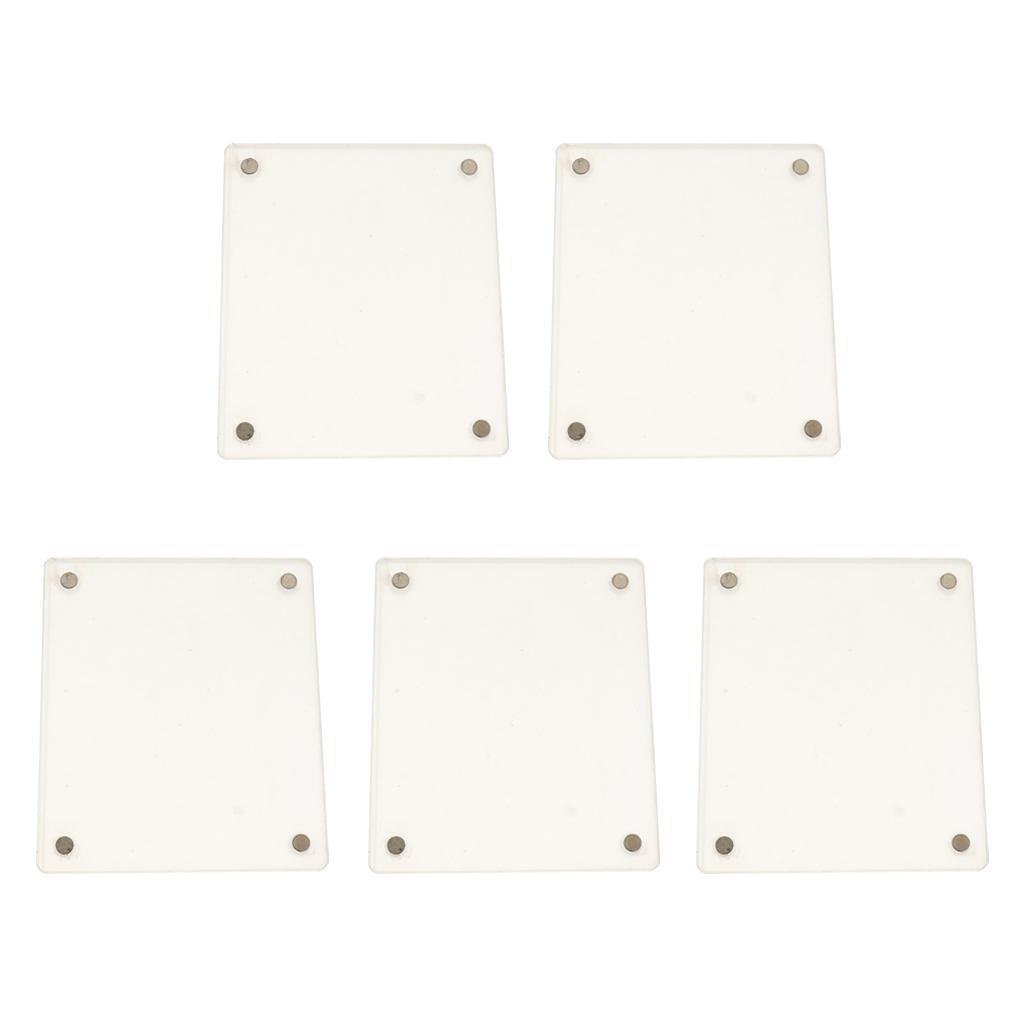 5Pc Acrylic  Photo  Fridge Photo Display for   SQUARE