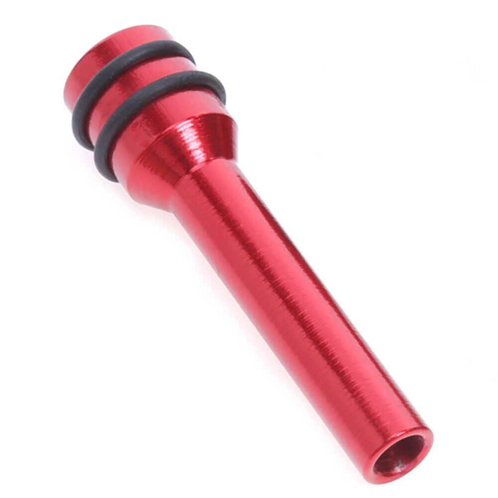 Universal Car Door Lock Knob Aluminum Alloy Door Lock Knob 2 inch (Red)