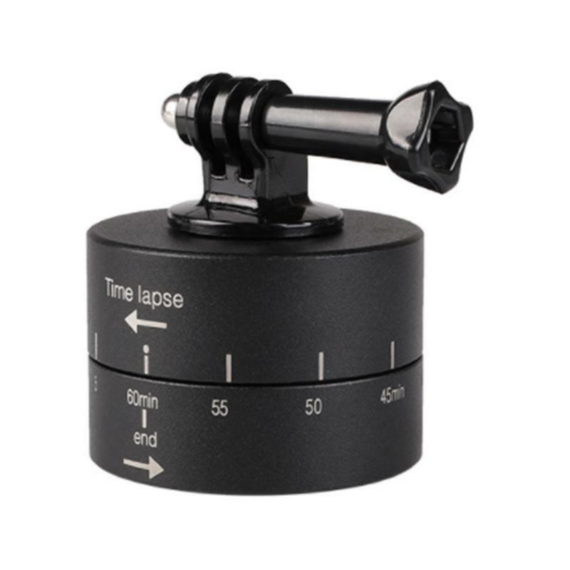 For GoPro360 Action Camera Stabilizer Rotating Panorama Tripod Head Time Lapse