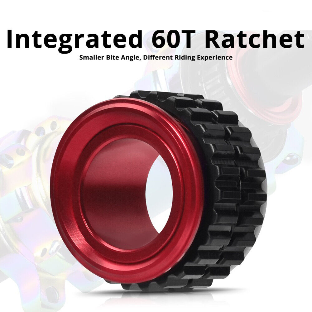 60T Integrated Bicycle Hub CNC Hollow Cycling Steel Freehub Repair Tools