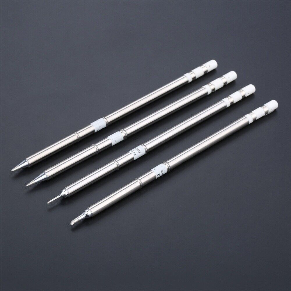 4pcs T12-BC2 T12-C1 T12-BL T12-B2 Solder Iron Tips For Welding Repair Tool New