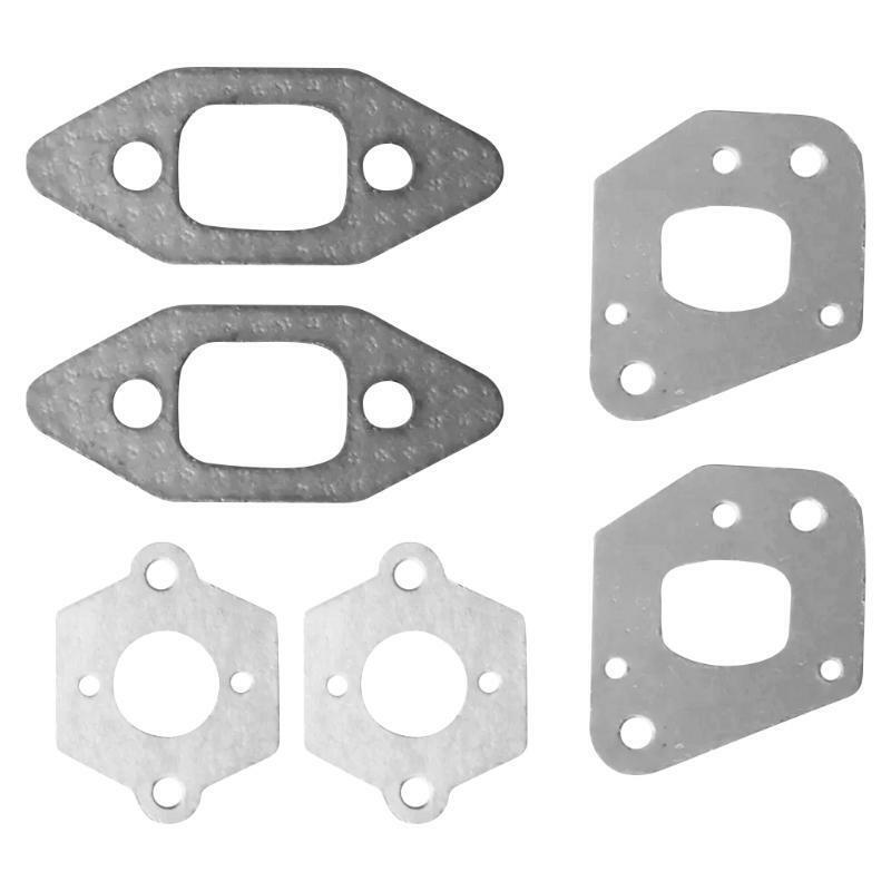 2 Set Portable Carburetor Intake Manifold Muffler Gasket Compatible w/ P350 351