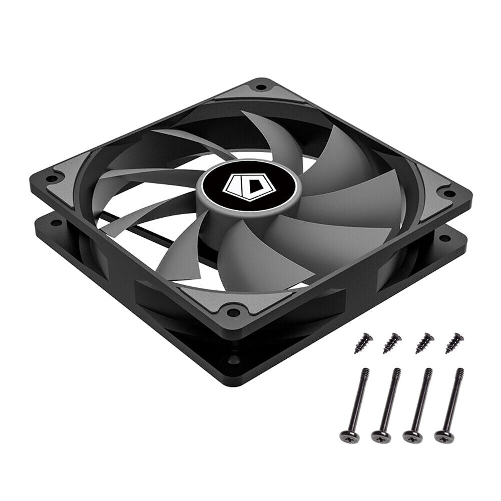 ID-COOLING 120mm CPU Cooler DC 12V 1800RPM PC Case Radiator Air Cooling Fan