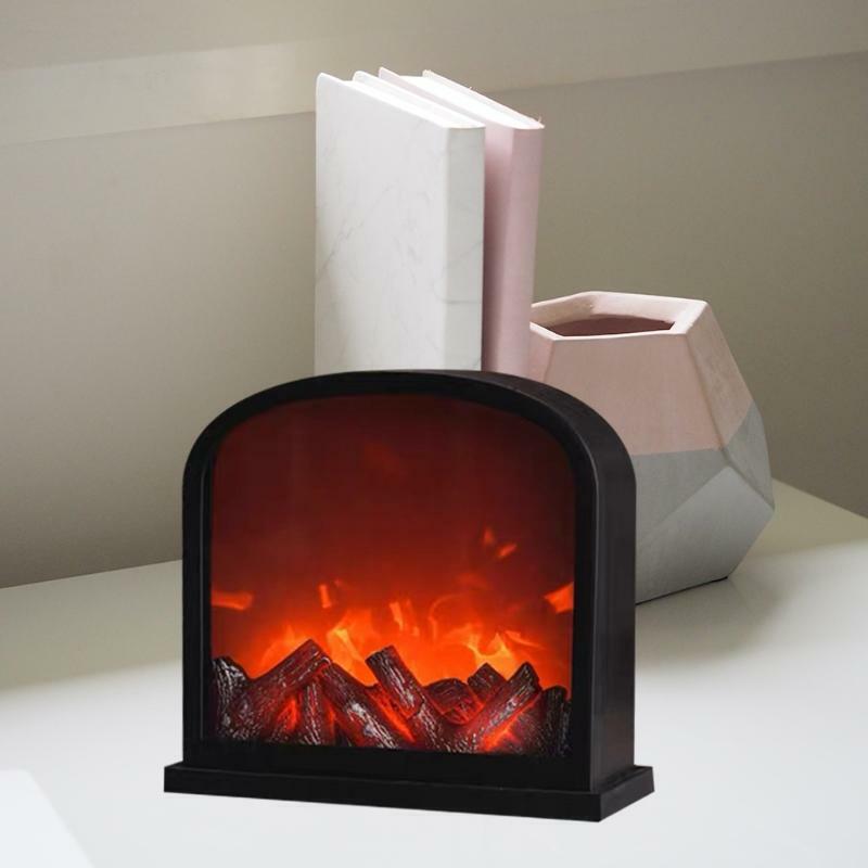 Black Flameless Portable LED Bedrooms Lanterns Battery Operated and USB Operated