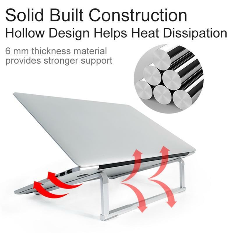 Laptop Computer Riser Holder Heat Dissipation Bracket Aluminum Alloy Desktop