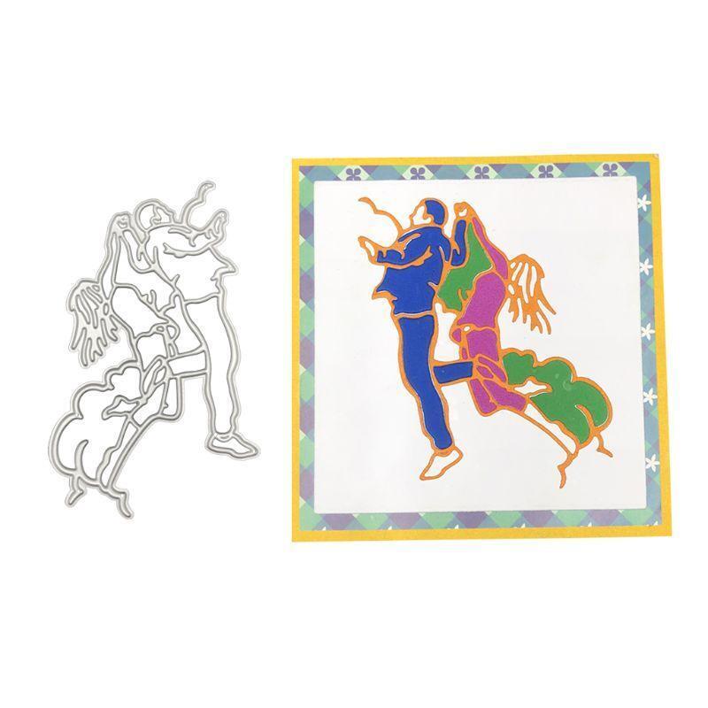 Double Dancer Metal Cutting Dies Stencil Scrapbooking DIY Album Stamp Paper Card