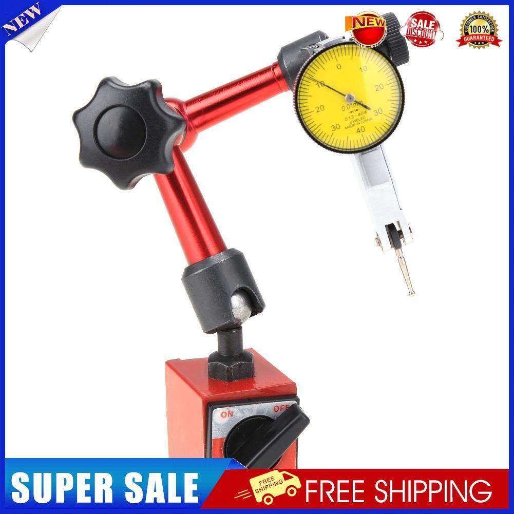 Universal Flexible Magnetic Metal Base+Waterproof Lever Indicator Dial Test