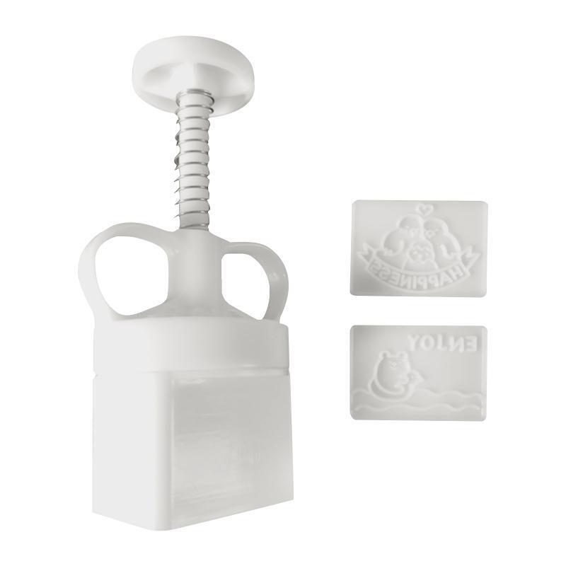 Thickness Adjustable Moon Cake Mold 50g Enjoy Cookie Stamps Hand Press Cutter