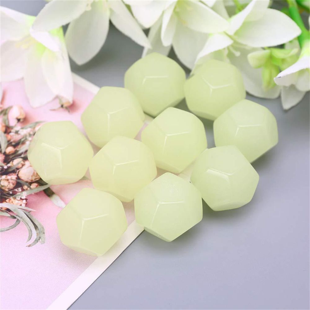 Gift Entertainment Luminous Dice Set Blank Dices Board Game Accessory