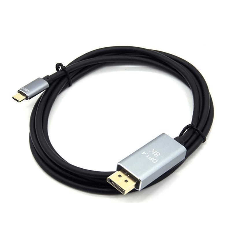 USB C to DP1.4 PD Charging Cable Expand Monitor 8K @ 120Hz for Display Port  1.4