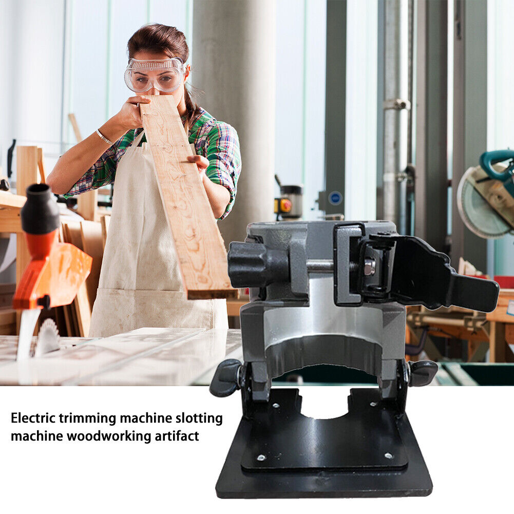 Aluminum Alloy Electric Trimmer Base Woodworking Edge Cutter for Makita