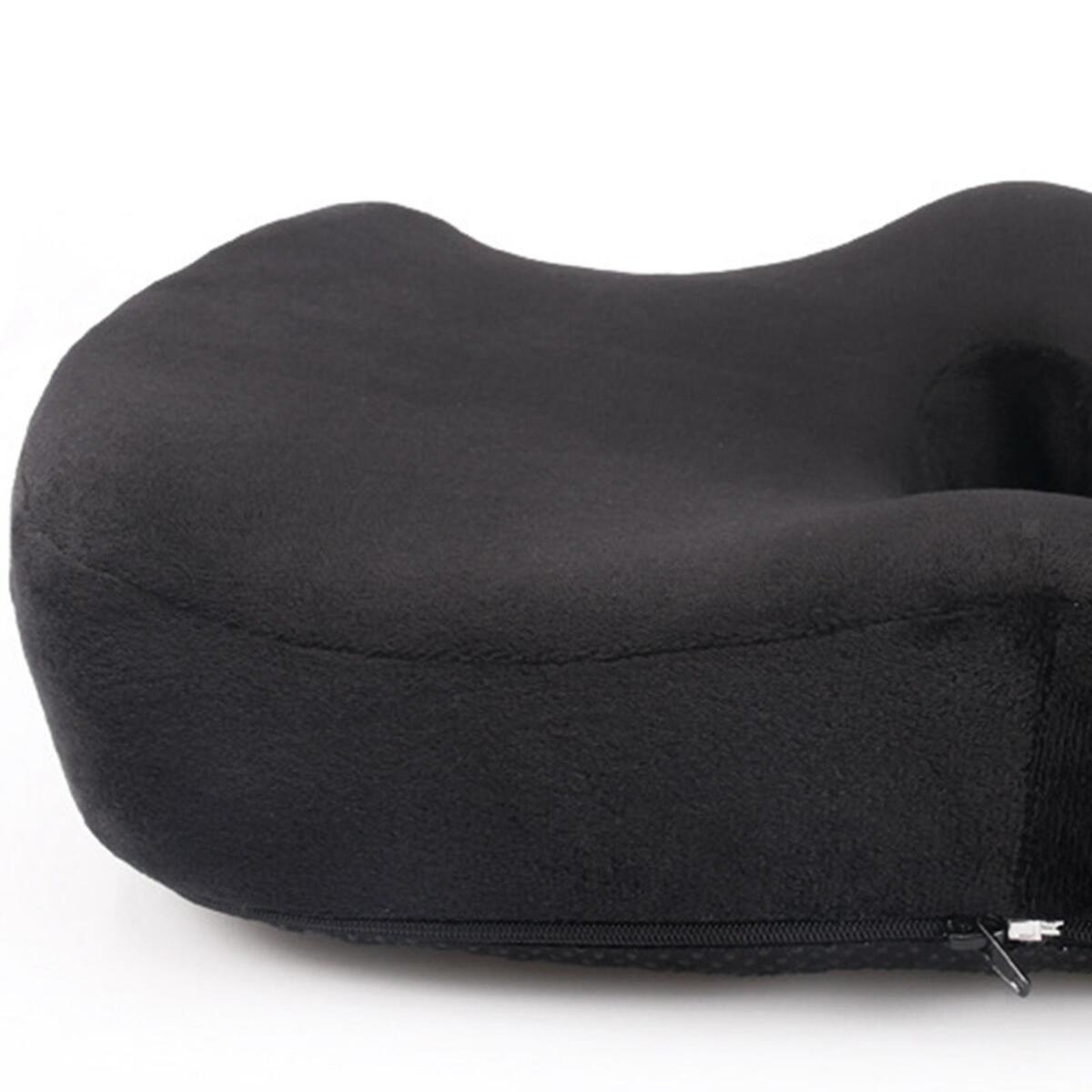 Memory Foam Seats Cushion Removable with Zipper for Office Chairs Travel