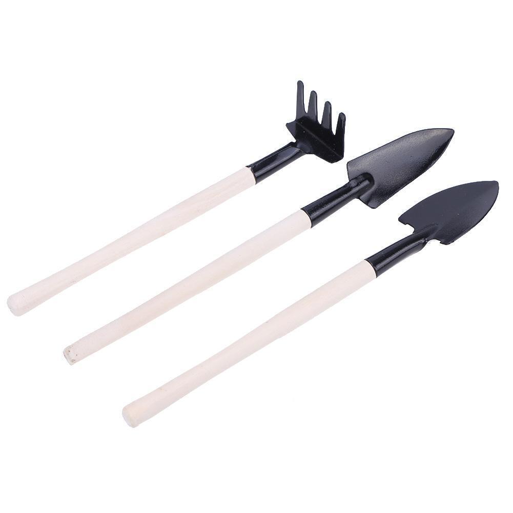 3pcs/set Gardening Tools Mini Shovel Harrow Spade for Potted Plant Flowers