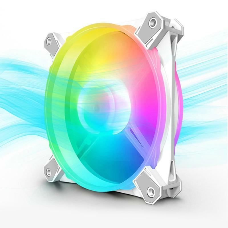 Coolmoon X3 6Pin PWM Chassis Fan 12cm Mute ARGB Desktop Host Chassis Cooling Fan