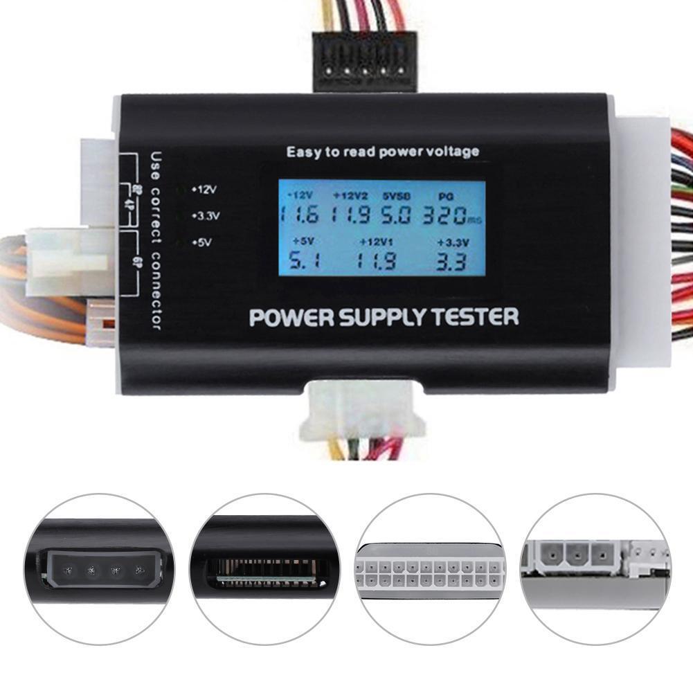 Digital LCD Display PC Power Supply Tester Checker ATX Measuring Tester
