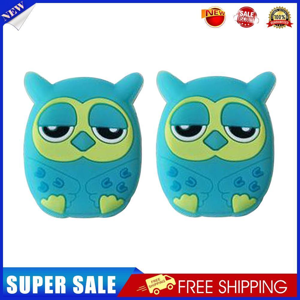 2pcs Cartoon Animal Silicone Racquet Tennis Racket Anti Shock Absorber (H)