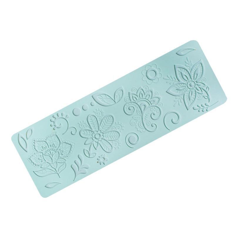 Relief Cake Border Silicone Exquisite Flower Molds Gift for Baking Cake Lover