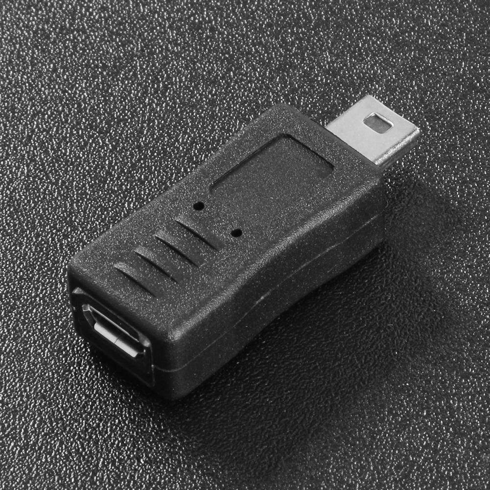 Mini USB 5Pin Male to Micro USB Female T Shape V3 to V8 Adapter Converter