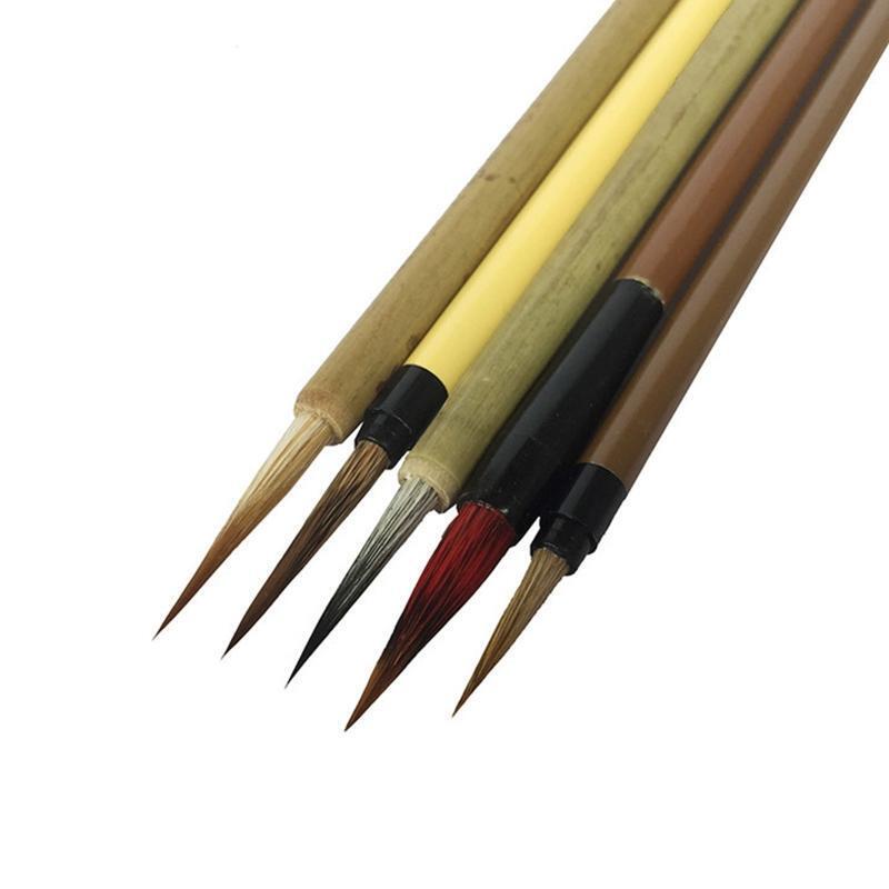 Calligraphy Brush Set Detail Paint Brush Perfect for Ink Painting Illustrations