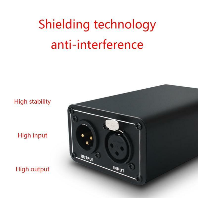 48V Phantom Power Supply Equipment Rechargeable Stable Power Supply Low Noise