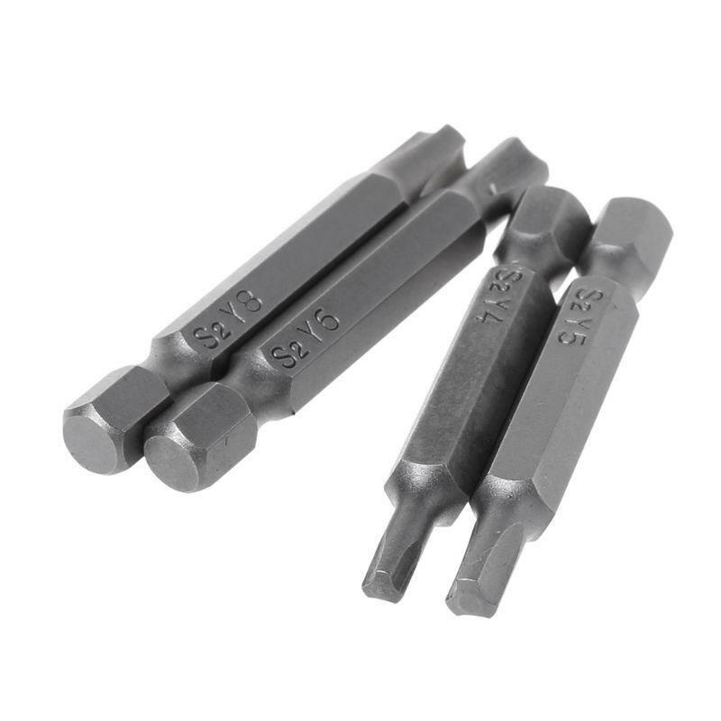 4pcs/set Magnetic Y Shaped Screwdriver Bits For Bicycle Repair Tools Triangle Y4