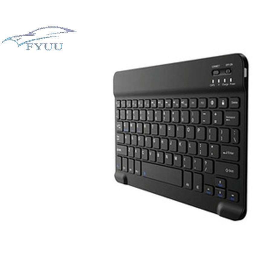 Black 10 inch Bluetooth Keyboard For Mobile Phone Tablet Laptop Control Keyboard