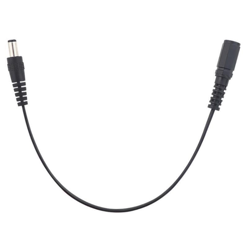 Black Safe  DC 5.5X2.1 Male to Female Extension Cord  for  Notebook Computer