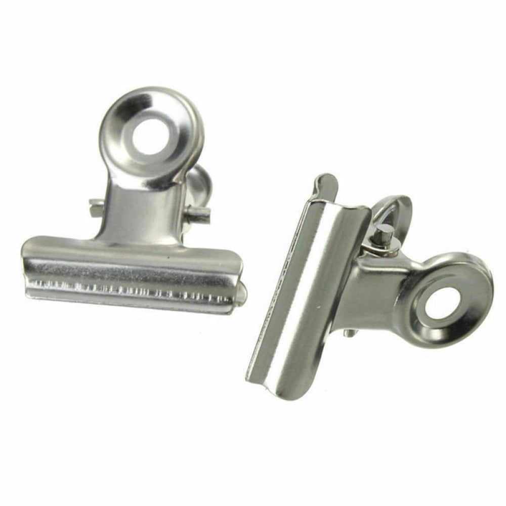 10X Spring Binder Clips Bulldog Clip Paper File Clamps Money Letter Storage 20mm