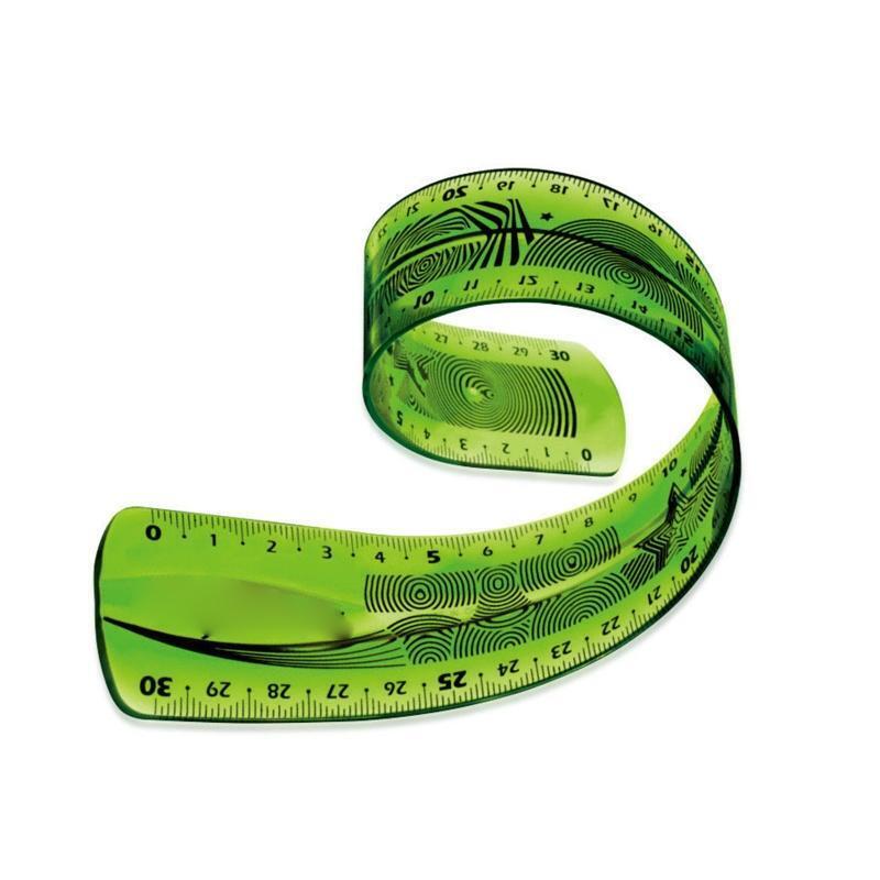 Math Drawing Ruler Soft Plastic Ruler Fit for Circumference Length Measurement