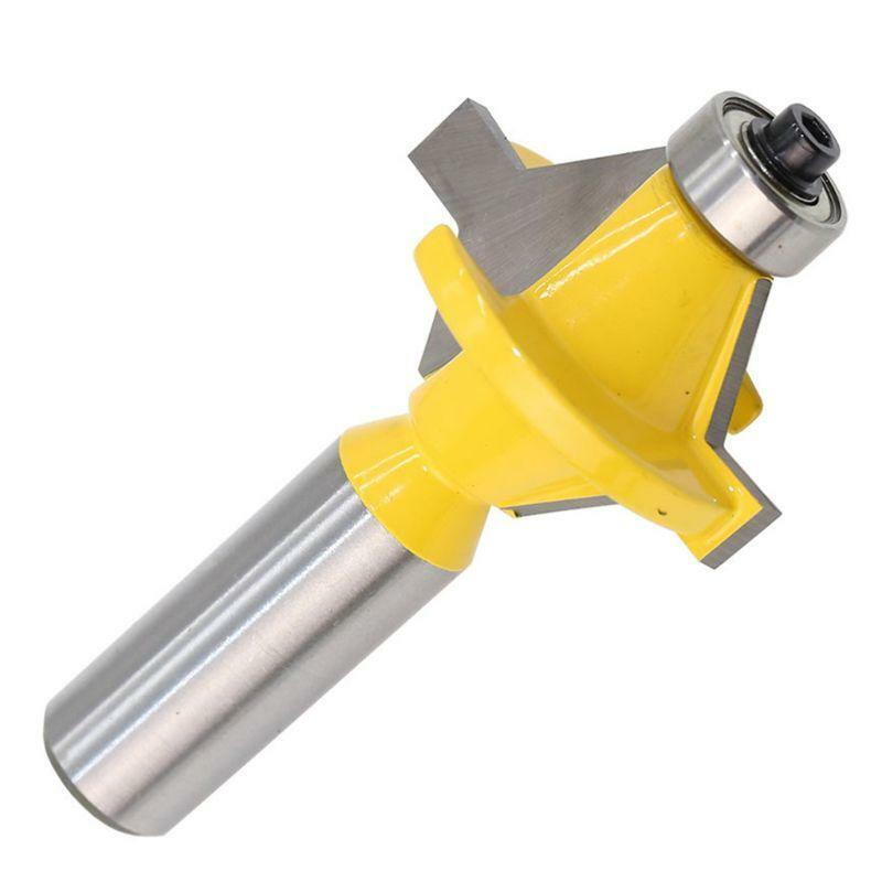 2PCS 120 Degree Lock Miter Finger Joint Router Bits 1/2'' Shank Milling Cutter