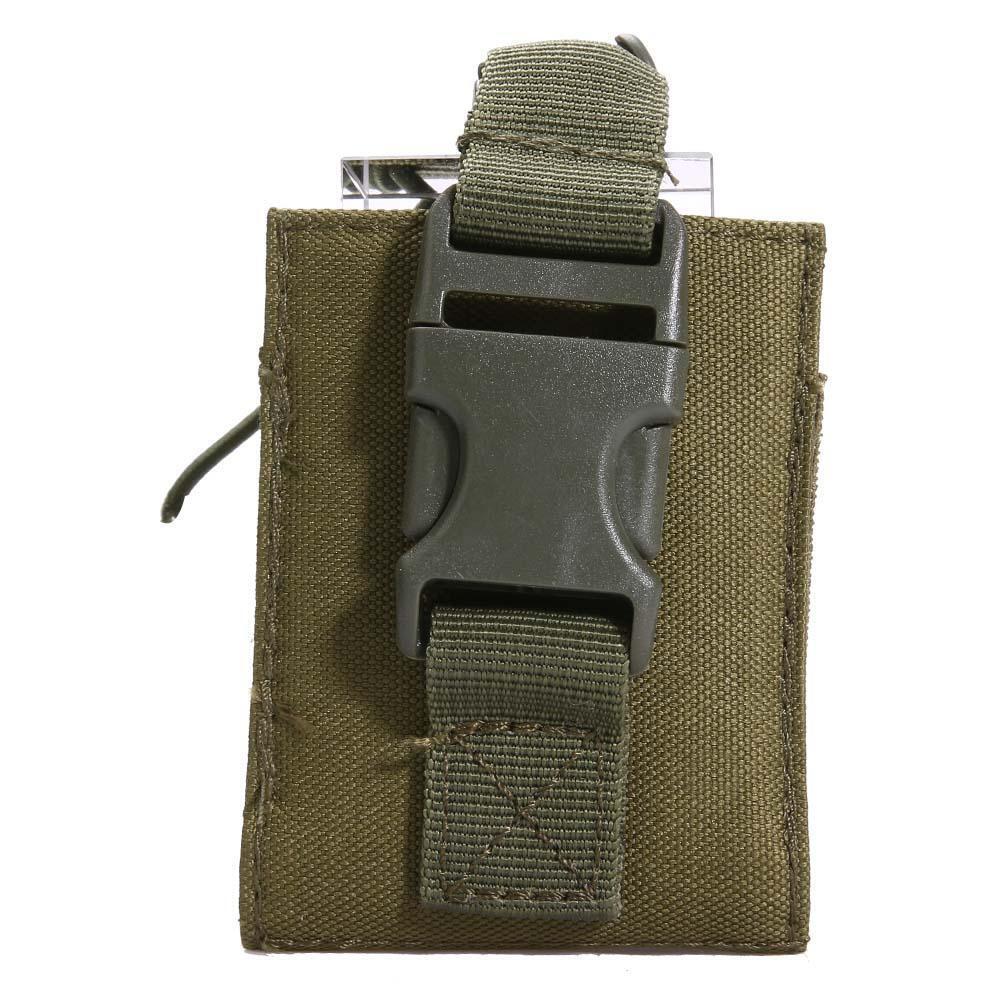 Outdoor Molle Radio Walkie Talkie Holder Bag Magazine Pouch Pocket(Green)