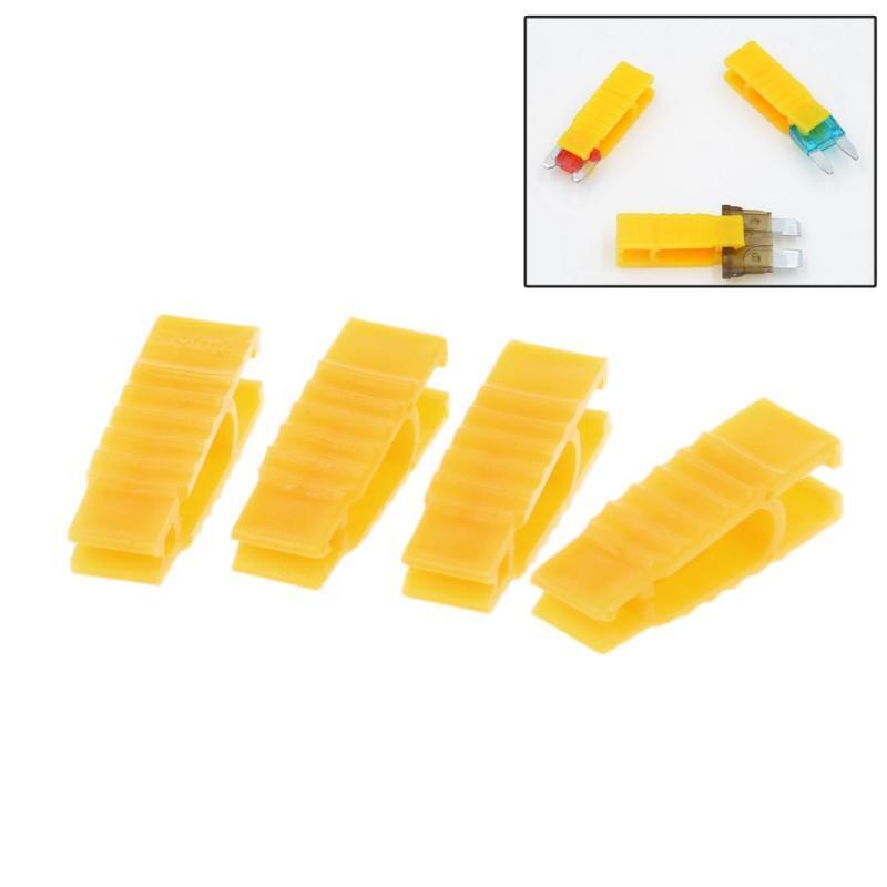 4Pcs ABS Fuse Automobile Car Fuse Fetch Clip Timeproof Extractor Puller Tool