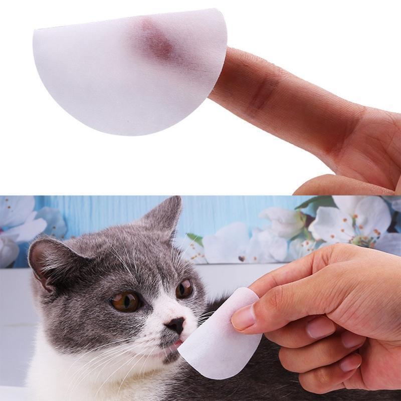 100Pcs/Can Pet Eye Wet Wipes Dog Cleaning Paper Towels Cat Tear Stain Remover
