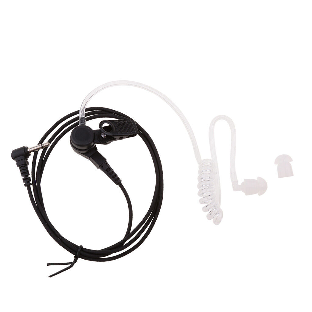2 ung 3.5mm  Acoustic Tube Earpiece Headset   Speaker