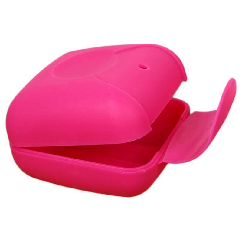 Plastic Woman Tampon Storage Box Portable Soap Holder Case for Outdoor Travel