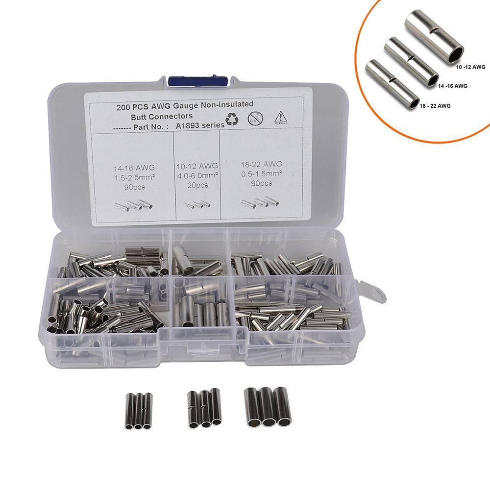 Copper Tube Terminal Connectors Battery Terminals Uninsulated Electric Crimp