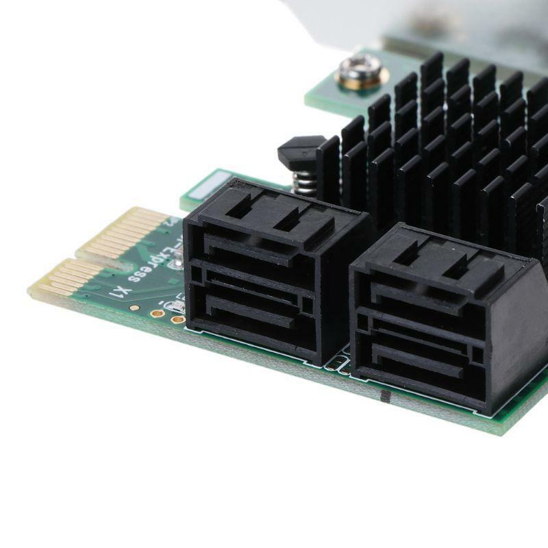 PCI-E PCI Express 1x To 4-Port Sata 3.0 III 6G Converter Controller Card Adapter