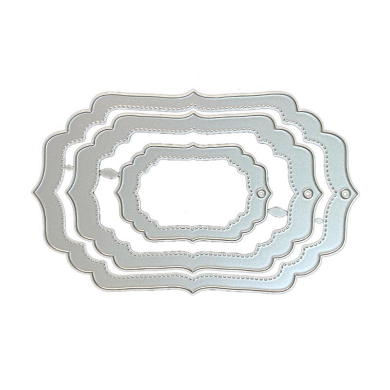 Delicate Frame Metal Cutting Dies for DIY Cards Making Journaling Decorations
