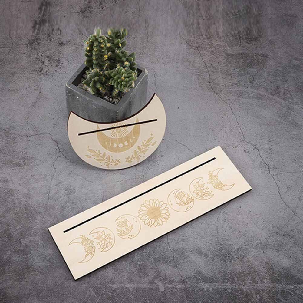 2pcs Wooden Card Stand Witch Divination Tools Altar Tarot Cards Holder (1)