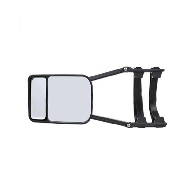 Adjustable Clip On Car Mirror Rearview Extension Towing Mirror Rotatable for RV