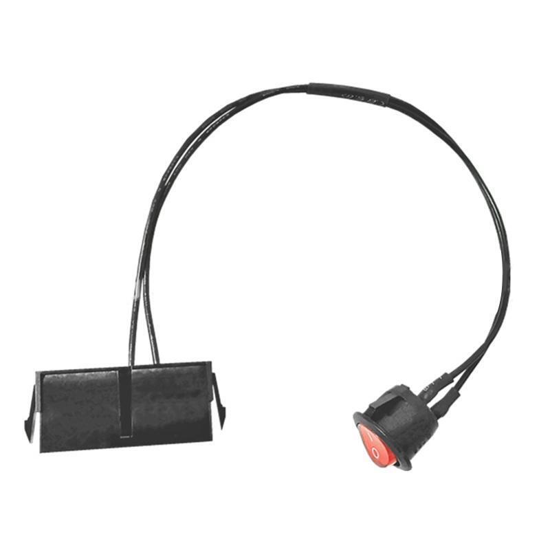 35cm 24Pin Female ATX Power Cord Red Indicator Power Supply ON/Off Switch Cable