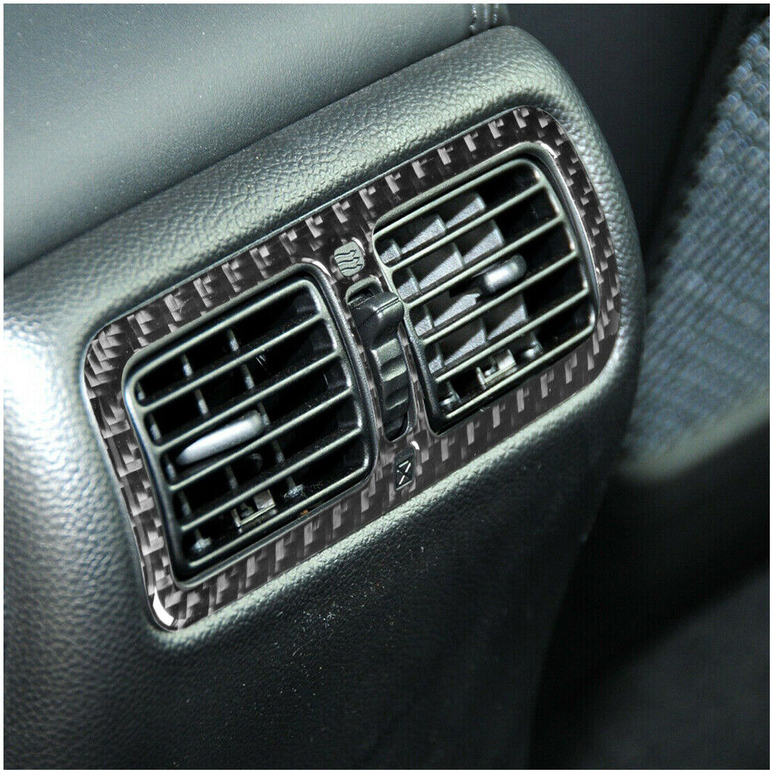 Carbon Fiber Rear Air Vent Outlet Cover Trim Decor Fit for Infiniti G37 Sedan