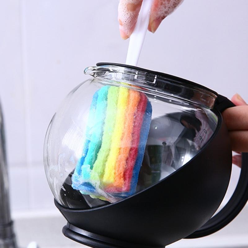 Water Bottle Cup Mug Cleaning Brush Scrubber with Long Handle Comfort Grip Brush