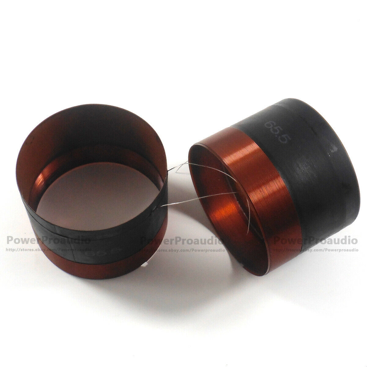 2pcs 65.5MM Audio Bass Speaker Voice Coil Subwoofer Woofer Sound 2 Layers in/out