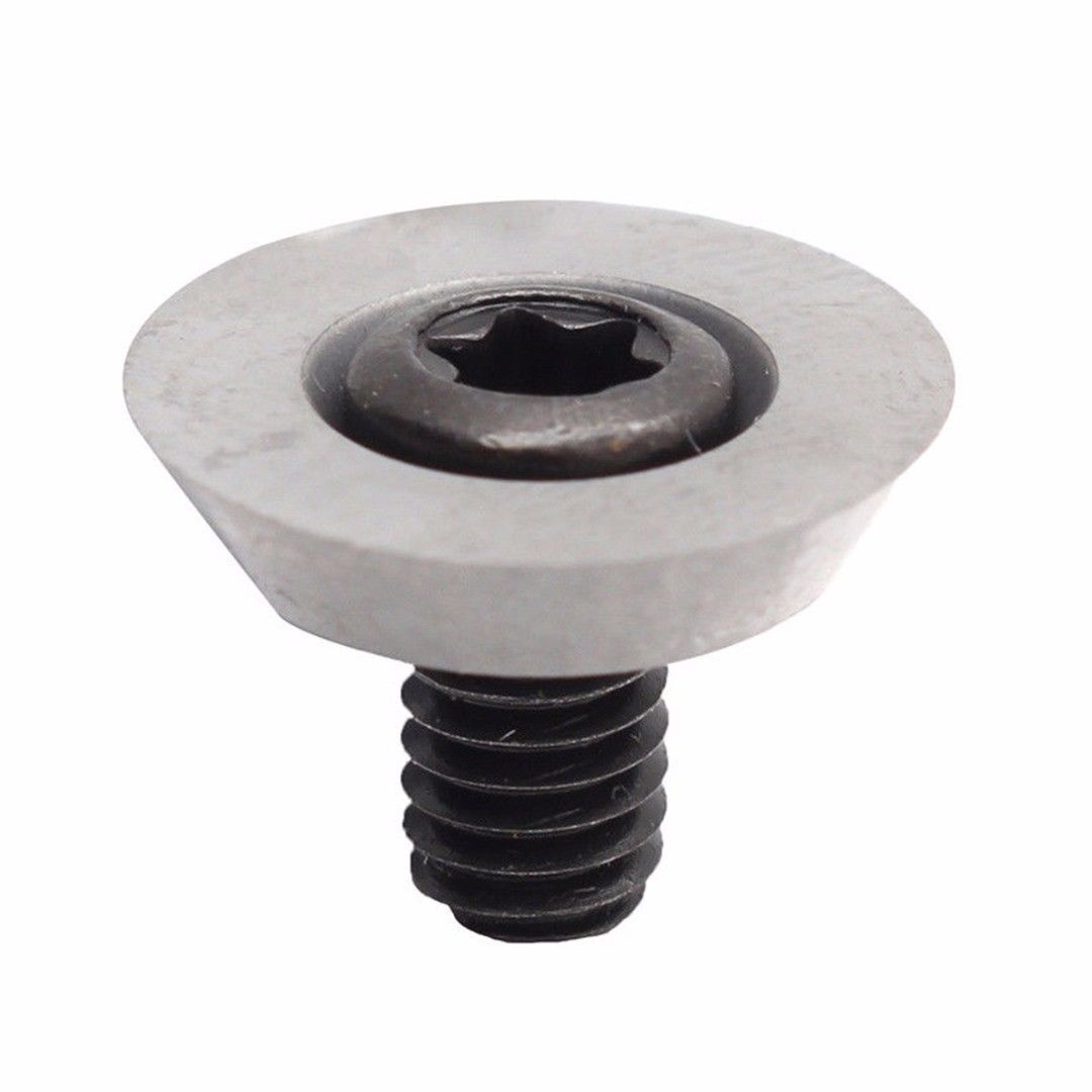 1pc 10mm Diameter Round Carbide Insert Cutter with Screw for Wood Turning Tool
