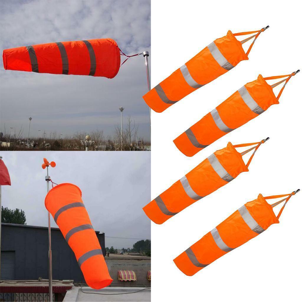 4 Pcs  Aviation Windsock Wind Sock Bag Festival Camping Flag