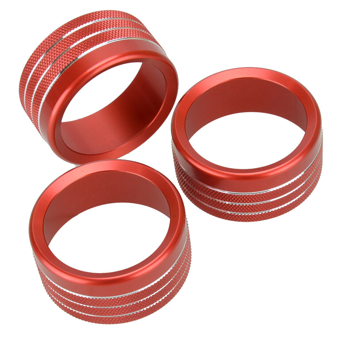 Aluminum Center AC Control Knob Ring Covers Fit for Dodge Ram 1500 2018 19 20