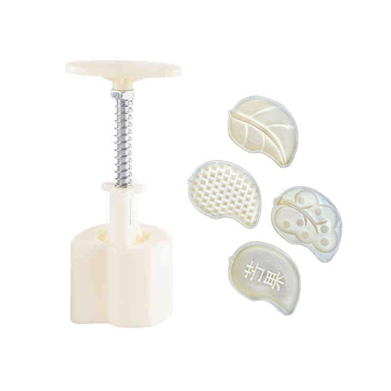 Mooncake Moulds Creative Fruits Shaped Mooncake Stamps for Mid-Autumn Festival