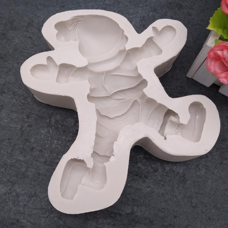 Christmas Santa Cookie Mould Silicone Mold Fondant Cake Decorating Bakeware Tool