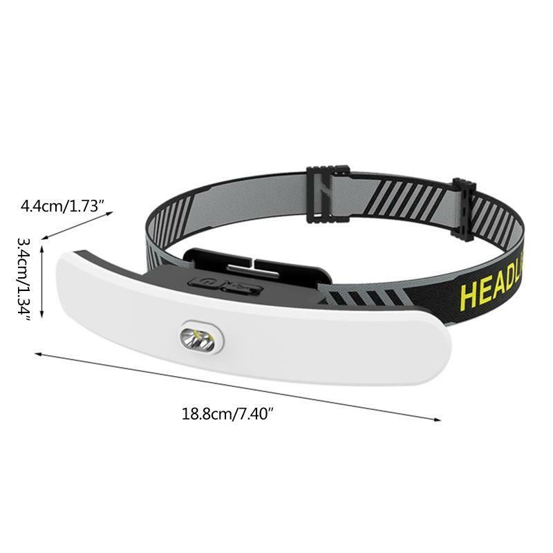 COB LED Headlamp Headlight Flashlight Head Lamp Torch 6 Lighting Mode Work Light
